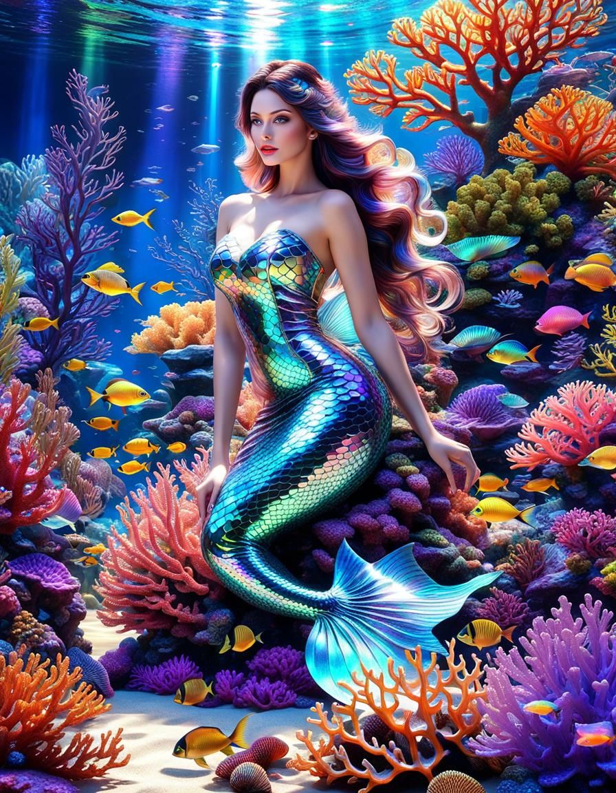 Holographic Mermaid 🧜‍♀️