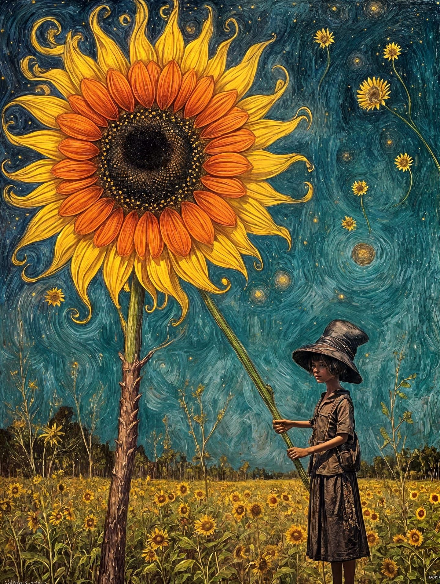 The Giant Sunflower"