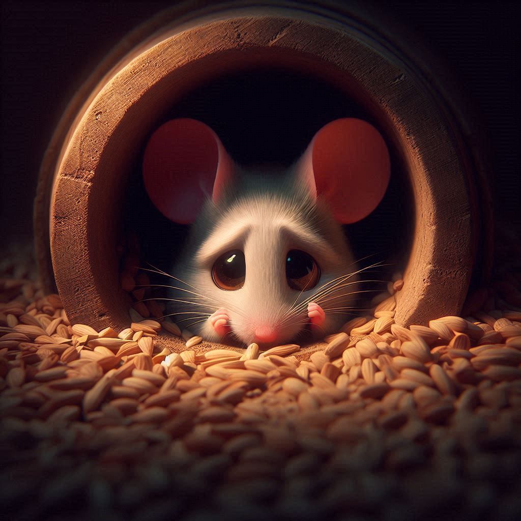Shy mouse