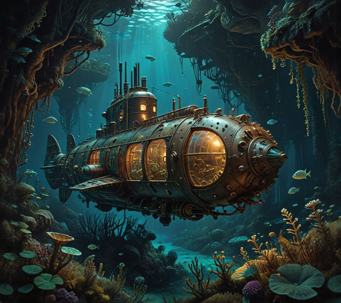 Steampunk Submarine
