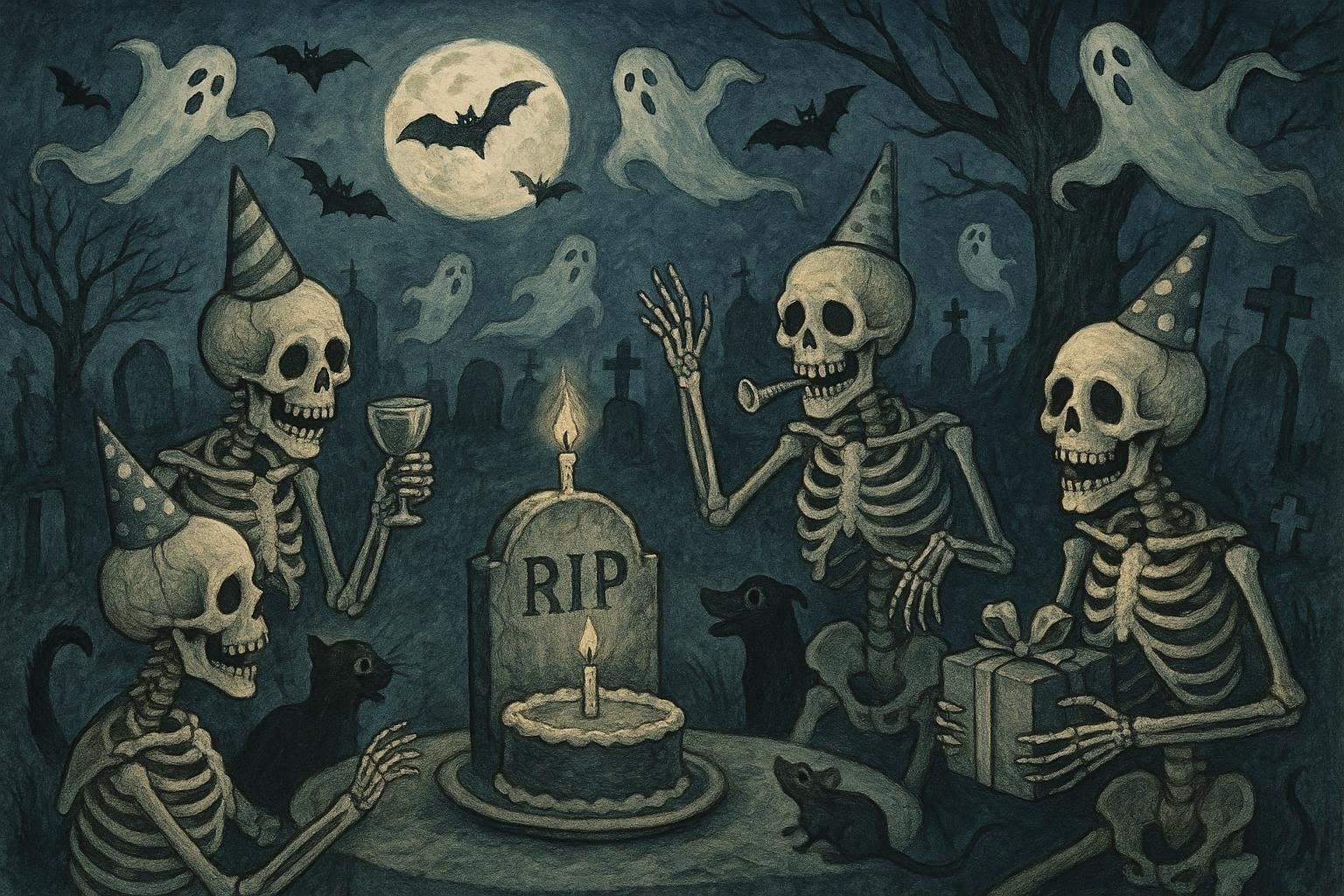Skeleton Birthday Party