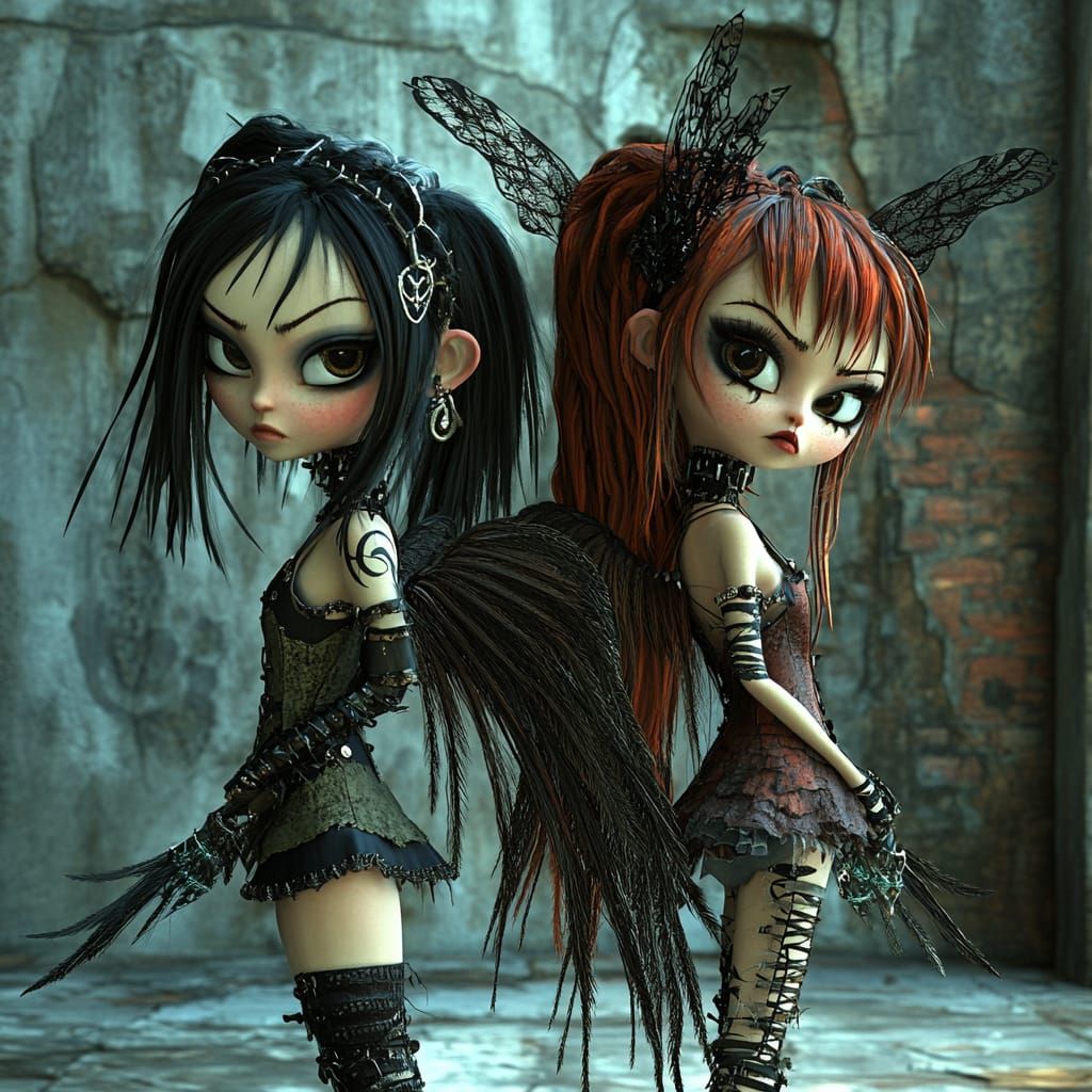 Demon and Angel Sisters