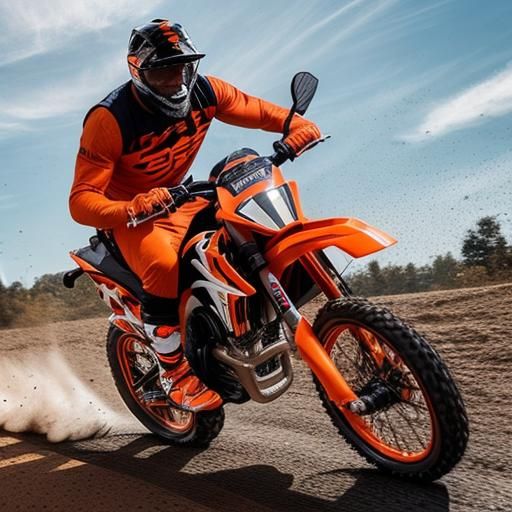 leBron james riding a ktm