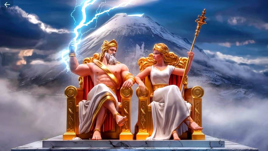 Greek God Zeus and Greek Goddess Hera