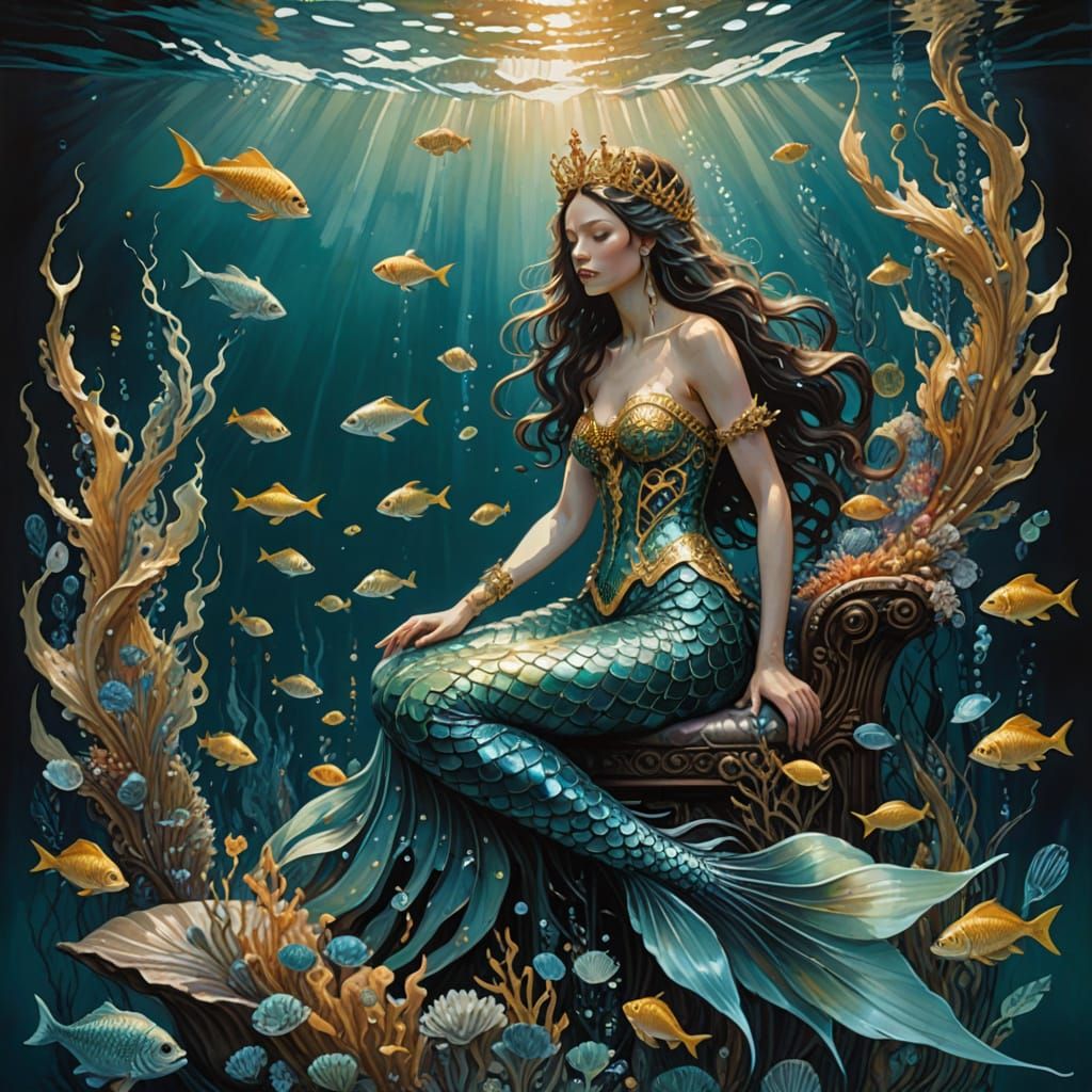 Mermaid   by @AlfredStephen