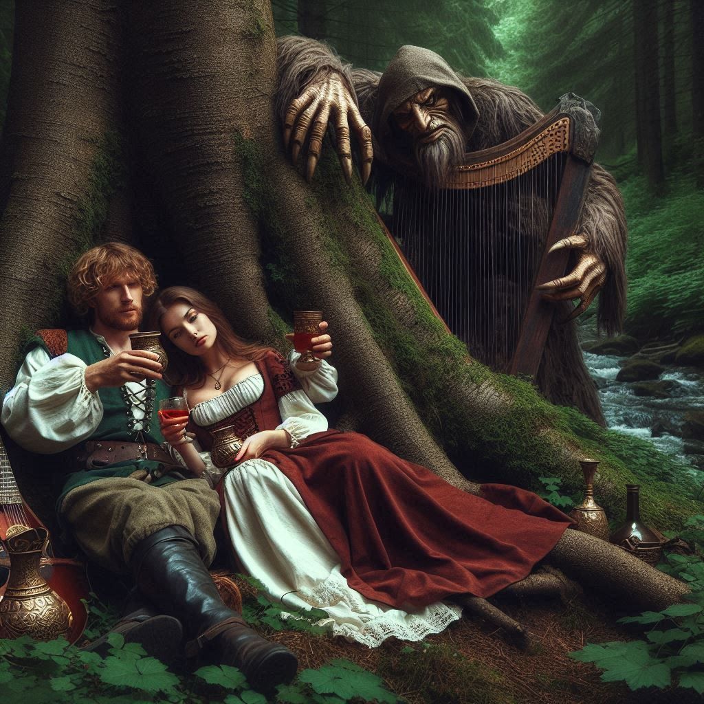 a "hidebehind" of American folklore in medieval Ireland