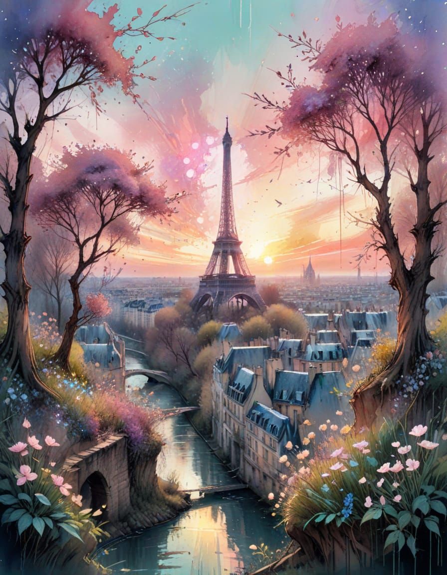 Epic paris  by @Roswarcus