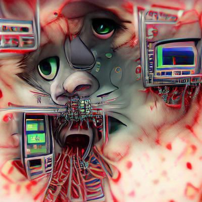 We’re trapped in the belly of this horrible machine, and the...