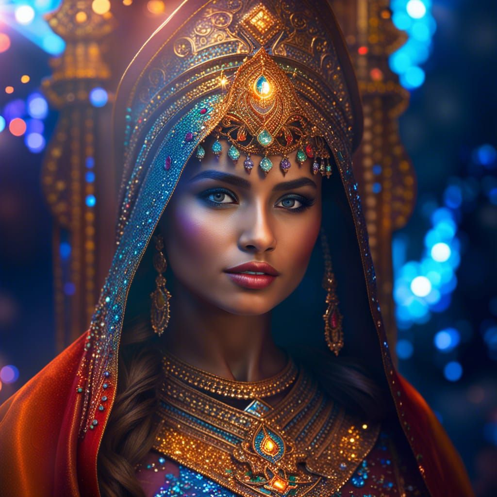 Glittery Royal Garments