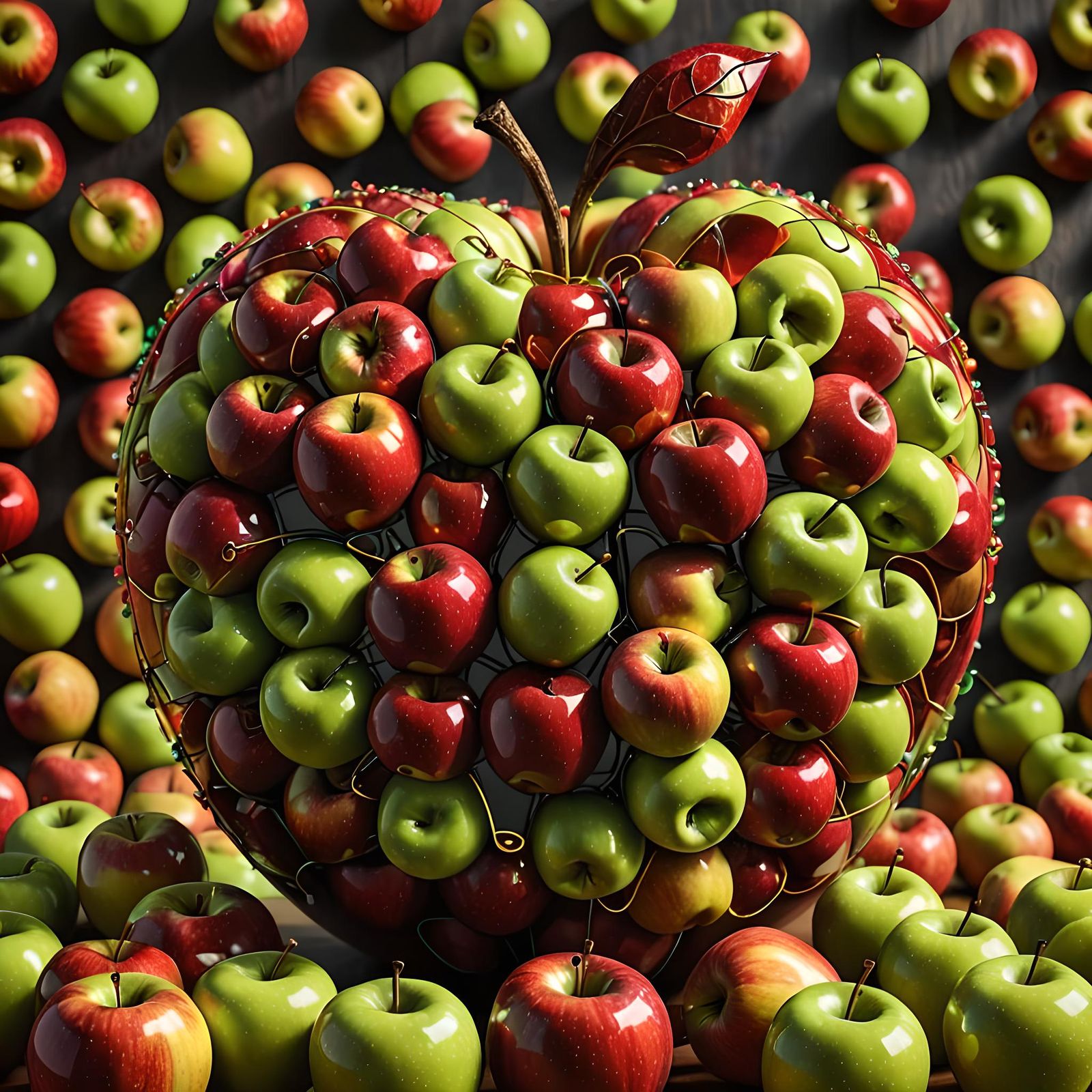 Apple season AI Generated Artwork NightCafe Creator