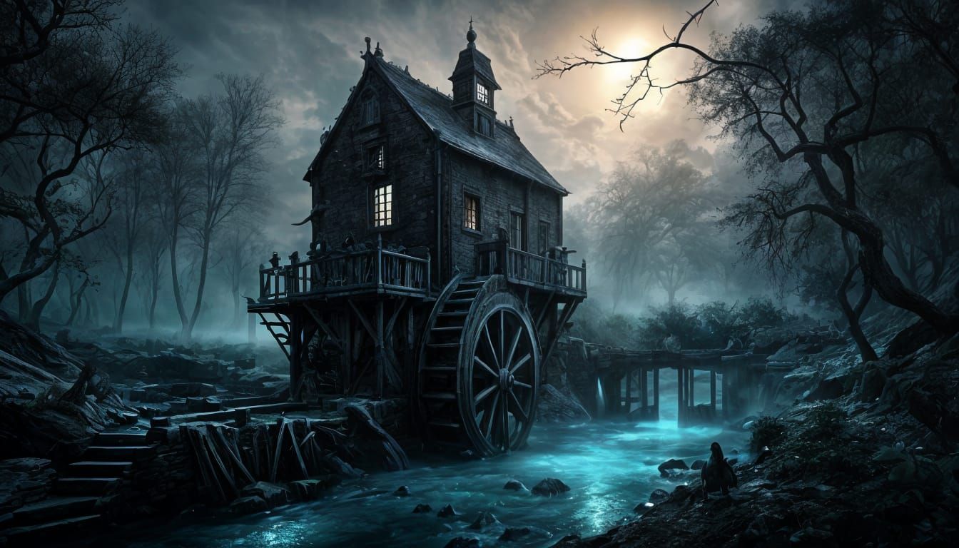 "An ancient Gothic watermill"  by @Ivone