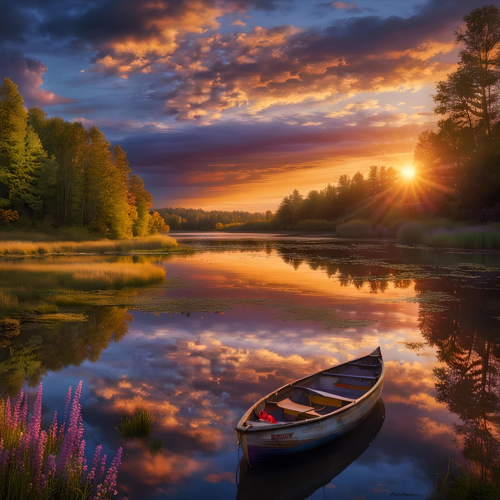 Beautiful Morning at the Lake  by @Holy Hearted Fool For Love