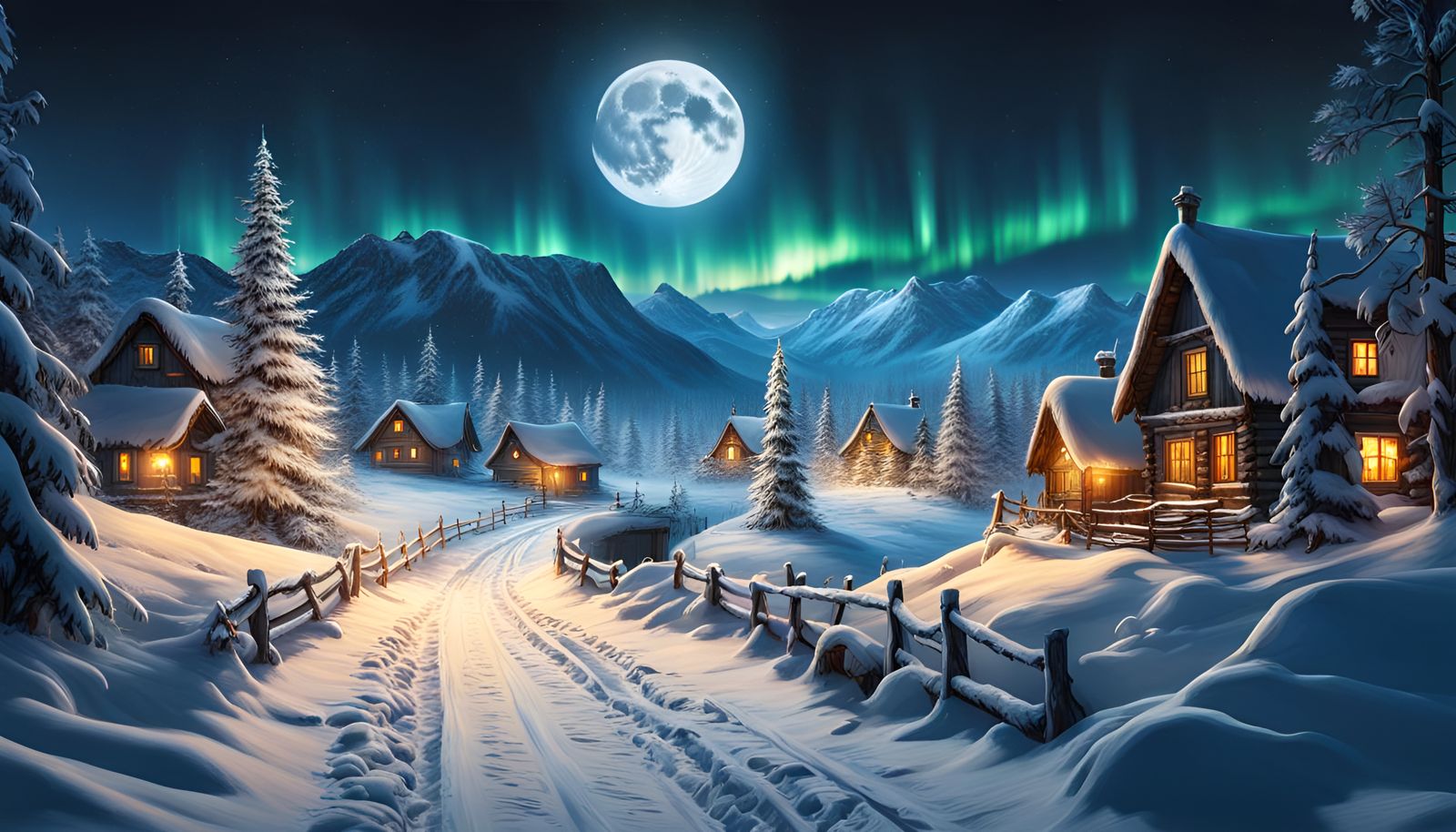 ‘Twas the nigh before Christmas…” AI Generated Artwork NightCafe