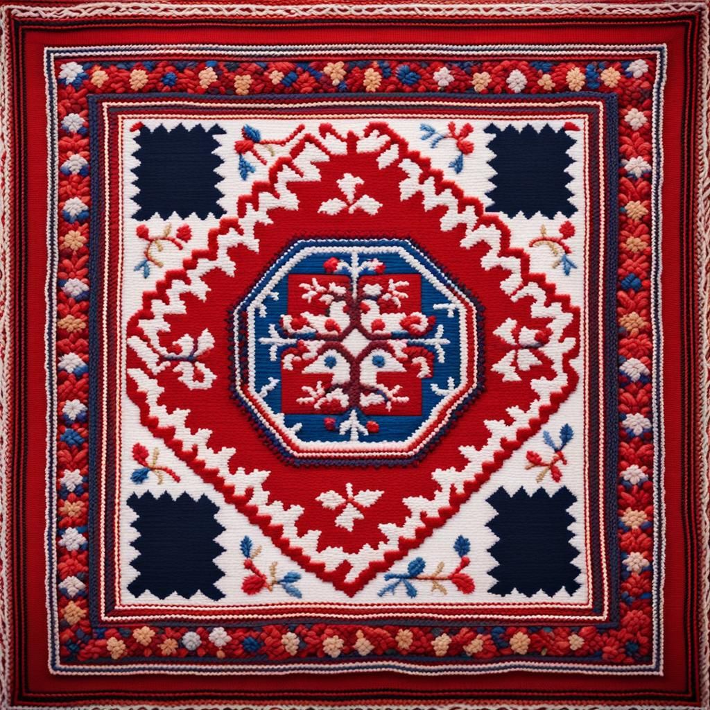 Serbian embroidery. - AI Generated Artwork - NightCafe Creator