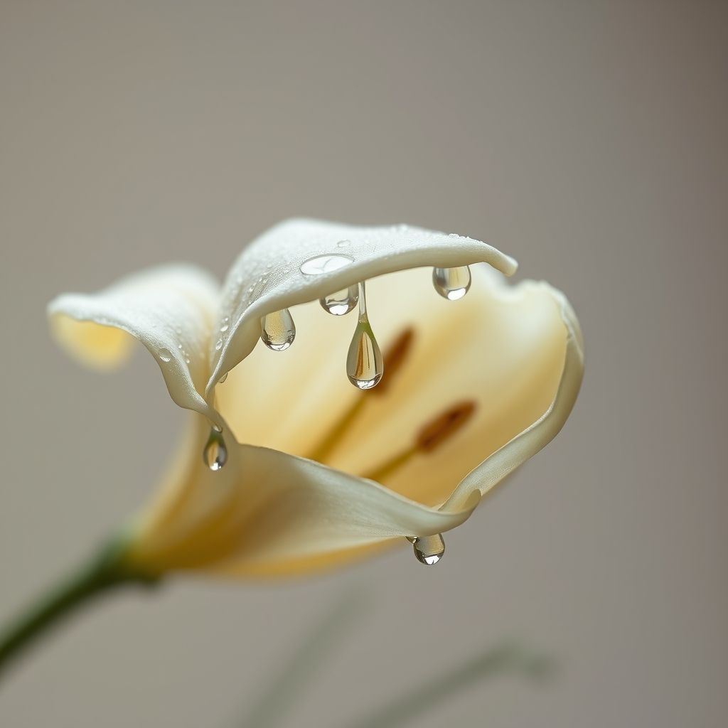 A delicate lily flower