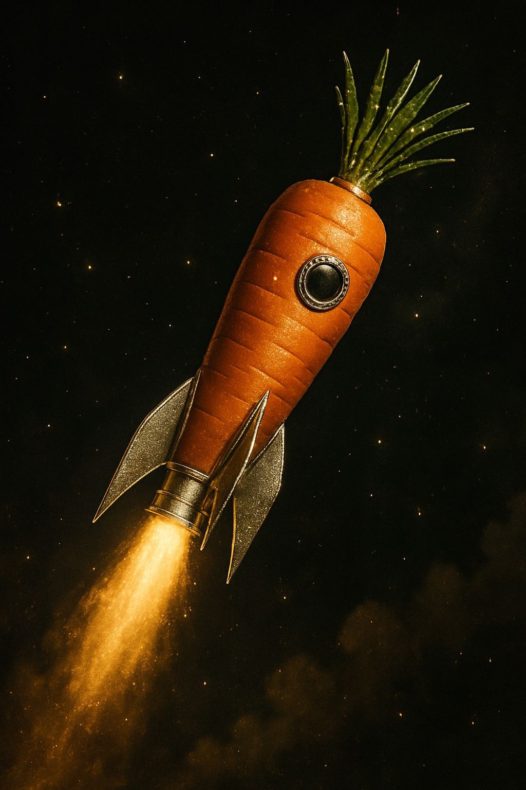 The "Carrot One" 🥕🚀  by @KI_Katze