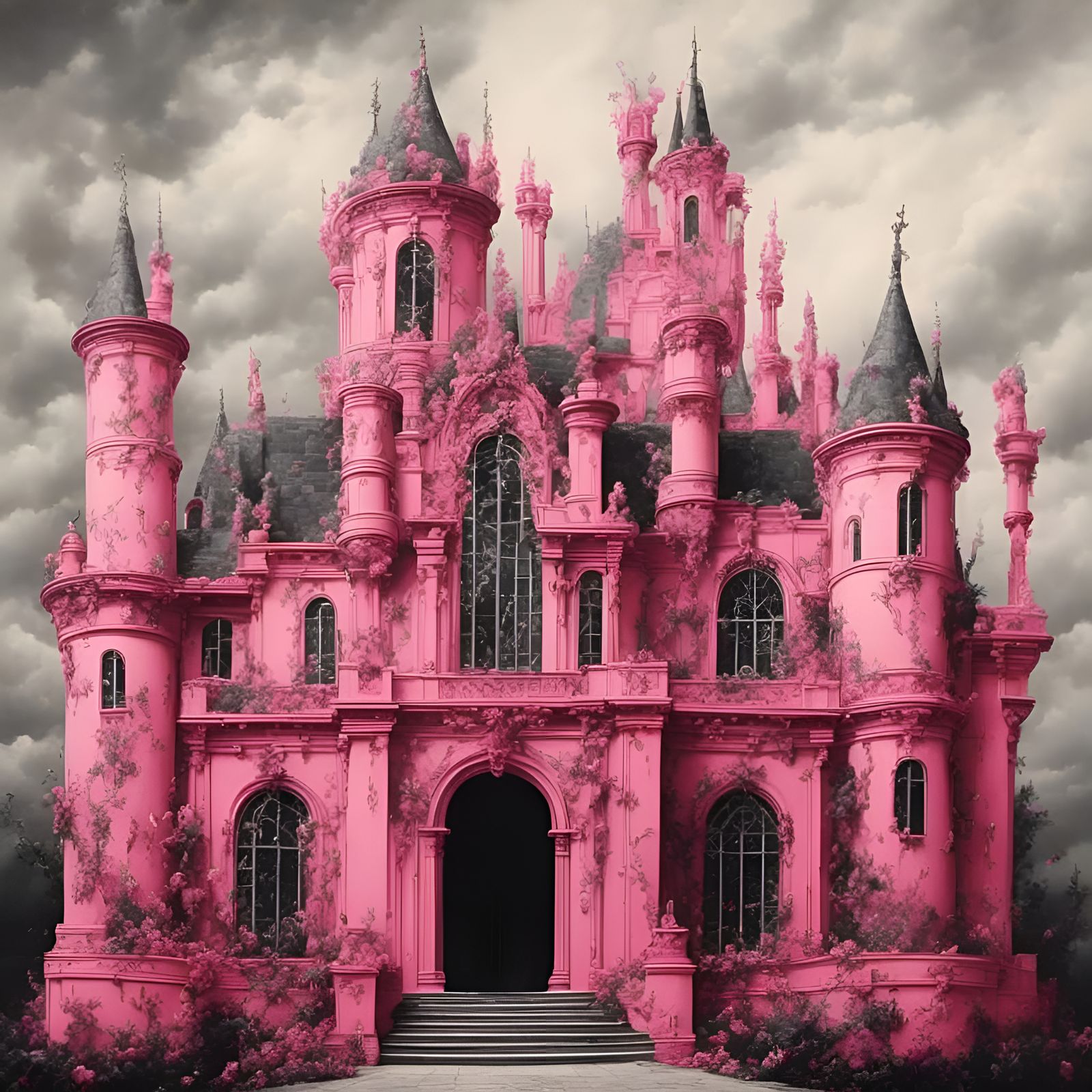 HueDuet Castle AI Generated Artwork NightCafe Creator