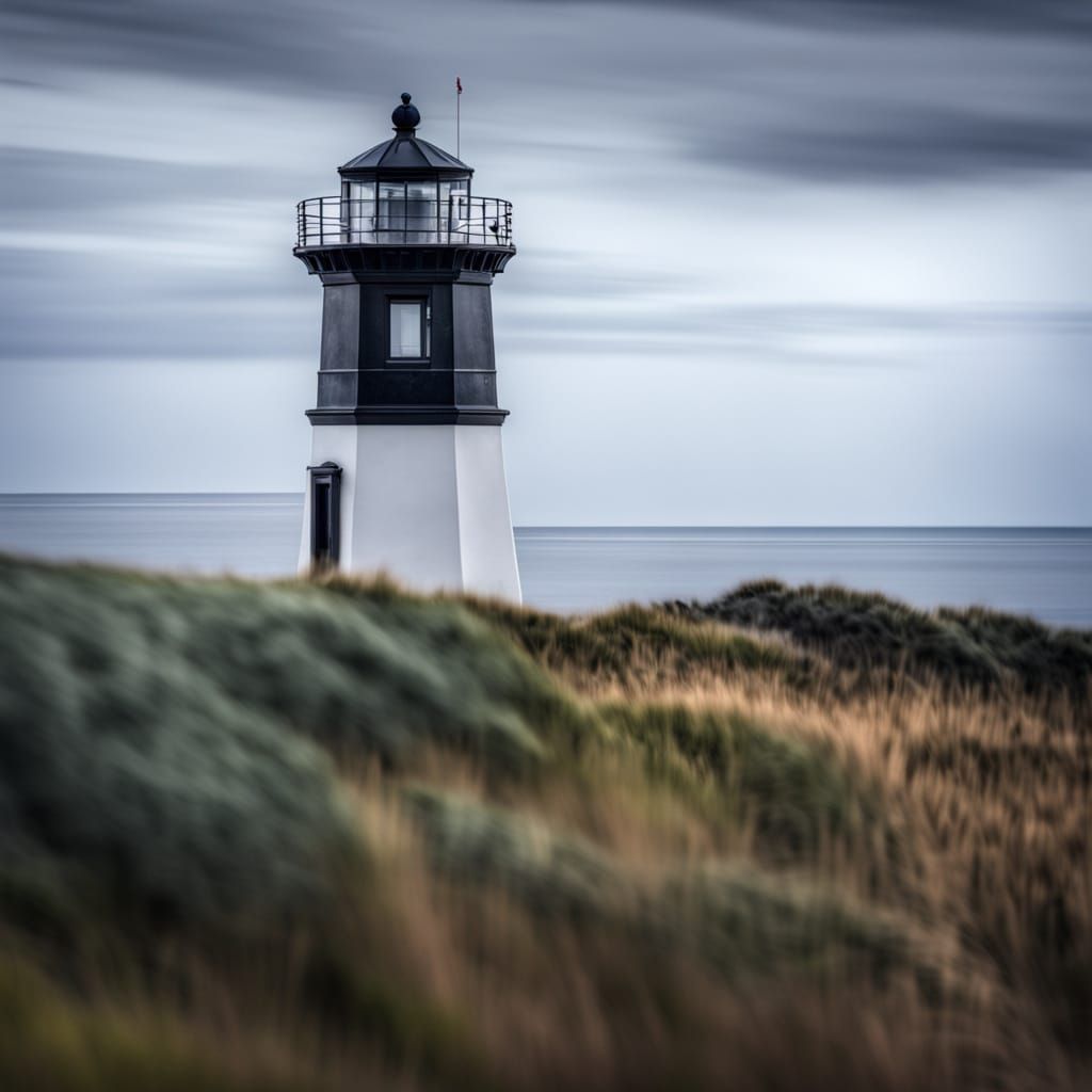 A lighthouse near our ocean, HDR, beautifully shot, hyperrealistic, sharp focus, 64 megapixels, perfect composition, high contrast, cinemati...