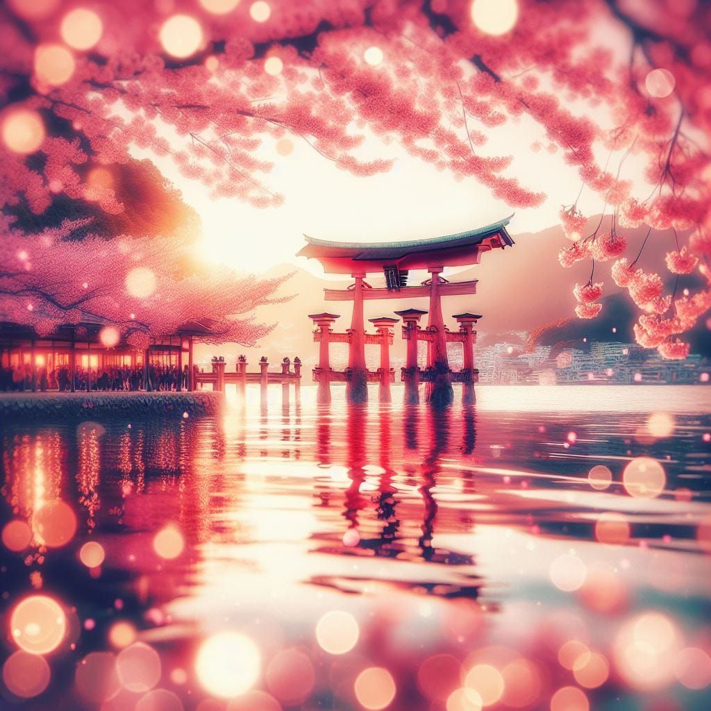 The Floating Torii of Itsukushima Shrine