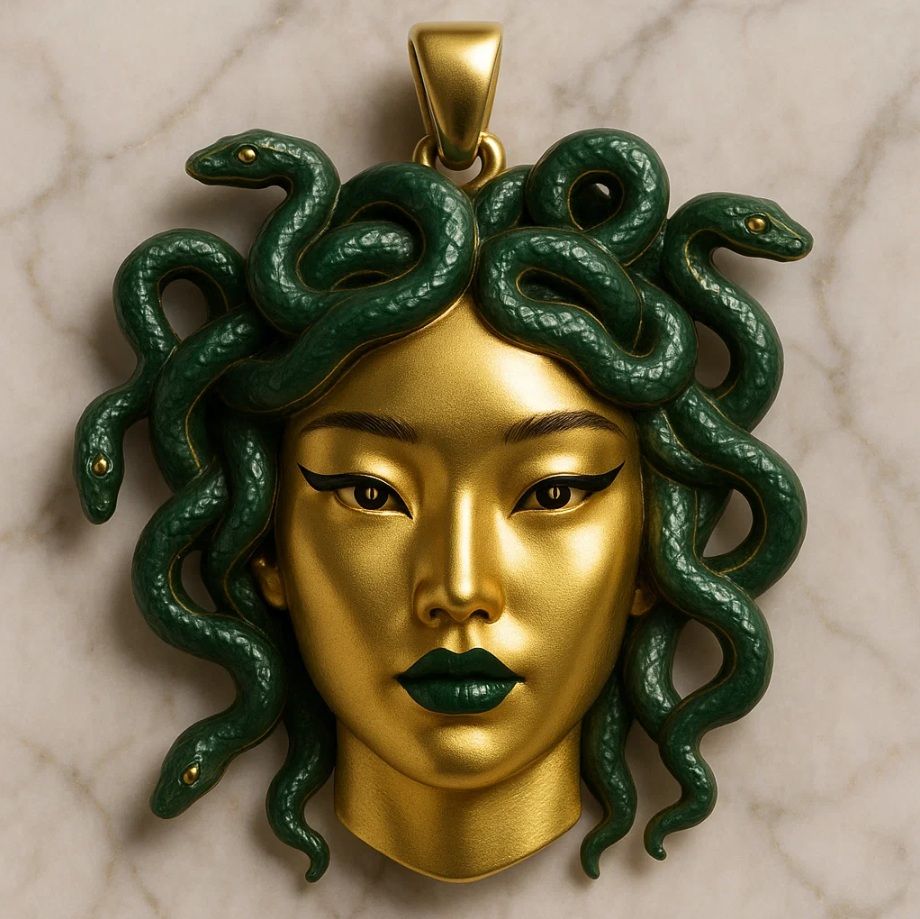Gorgoneion Pendant v2