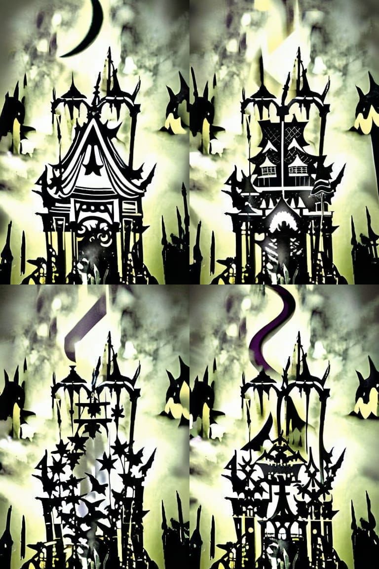 Dark Fairytale Houses