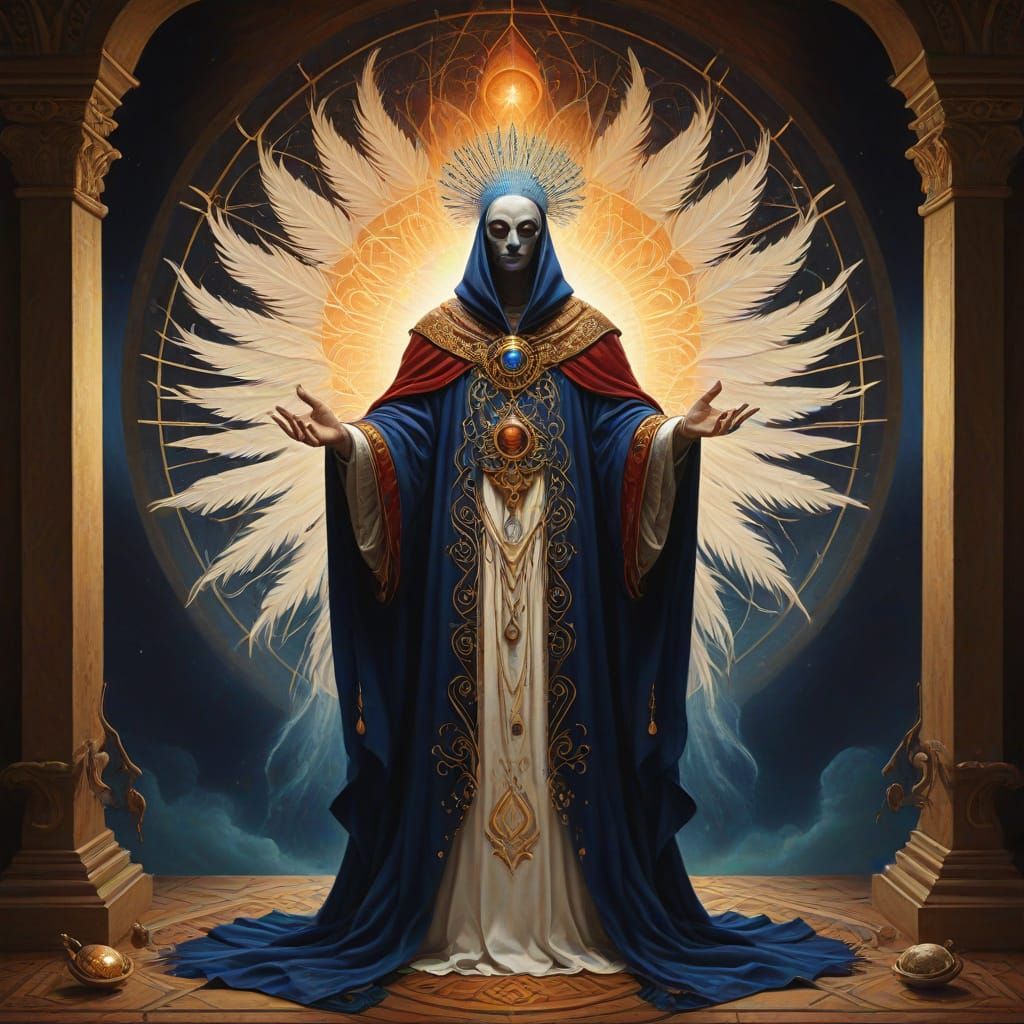  A mystical adept   by @BlueDragonStarWoman