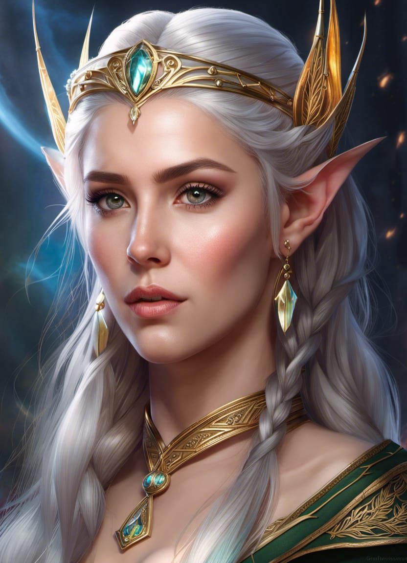 Elven Queen - AI Generated Artwork - NightCafe Creator