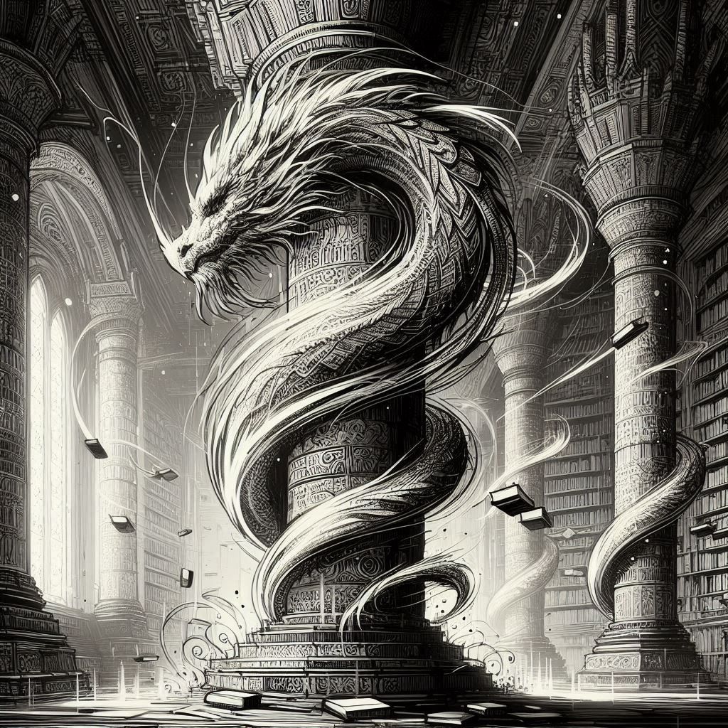 The Library Dragon