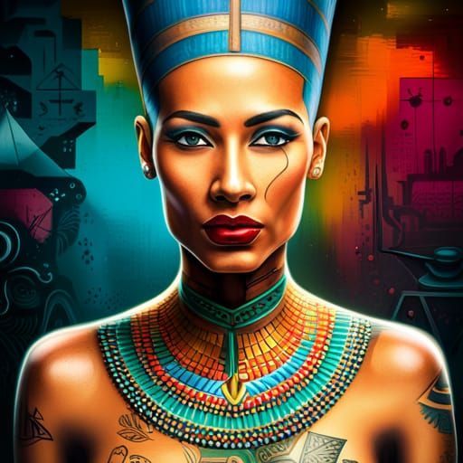 Nefertiti - AI Generated Artwork - NightCafe Creator