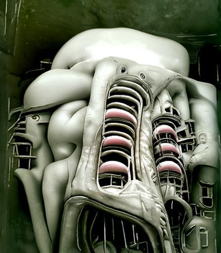 "meatcity apartments" by Giger and Frank Lloyd Wright, photo...