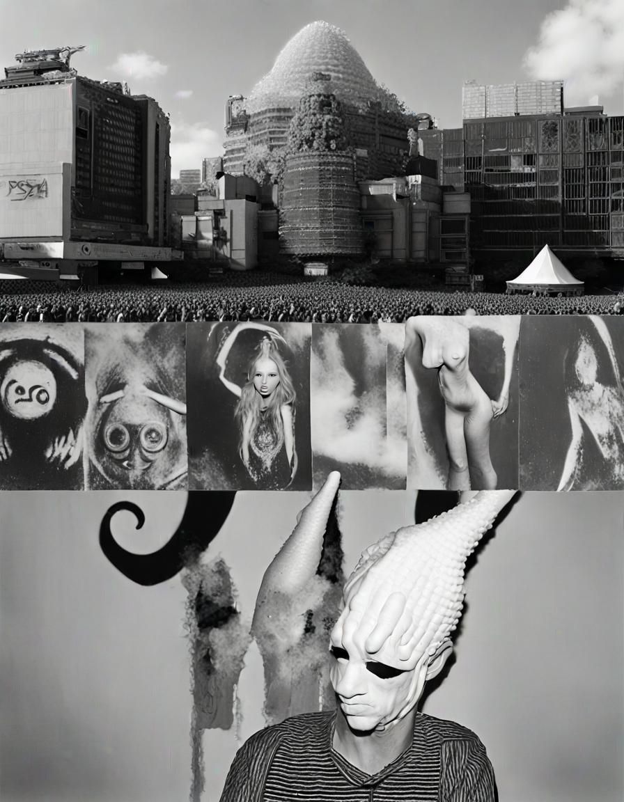 Surrealist Dada Photography at Japanese Noise Rave