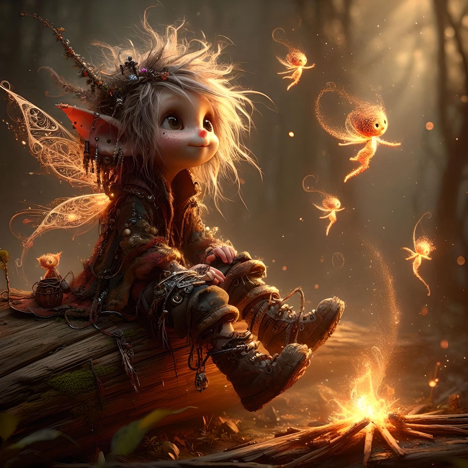 Mesmerized by Fire Sprites