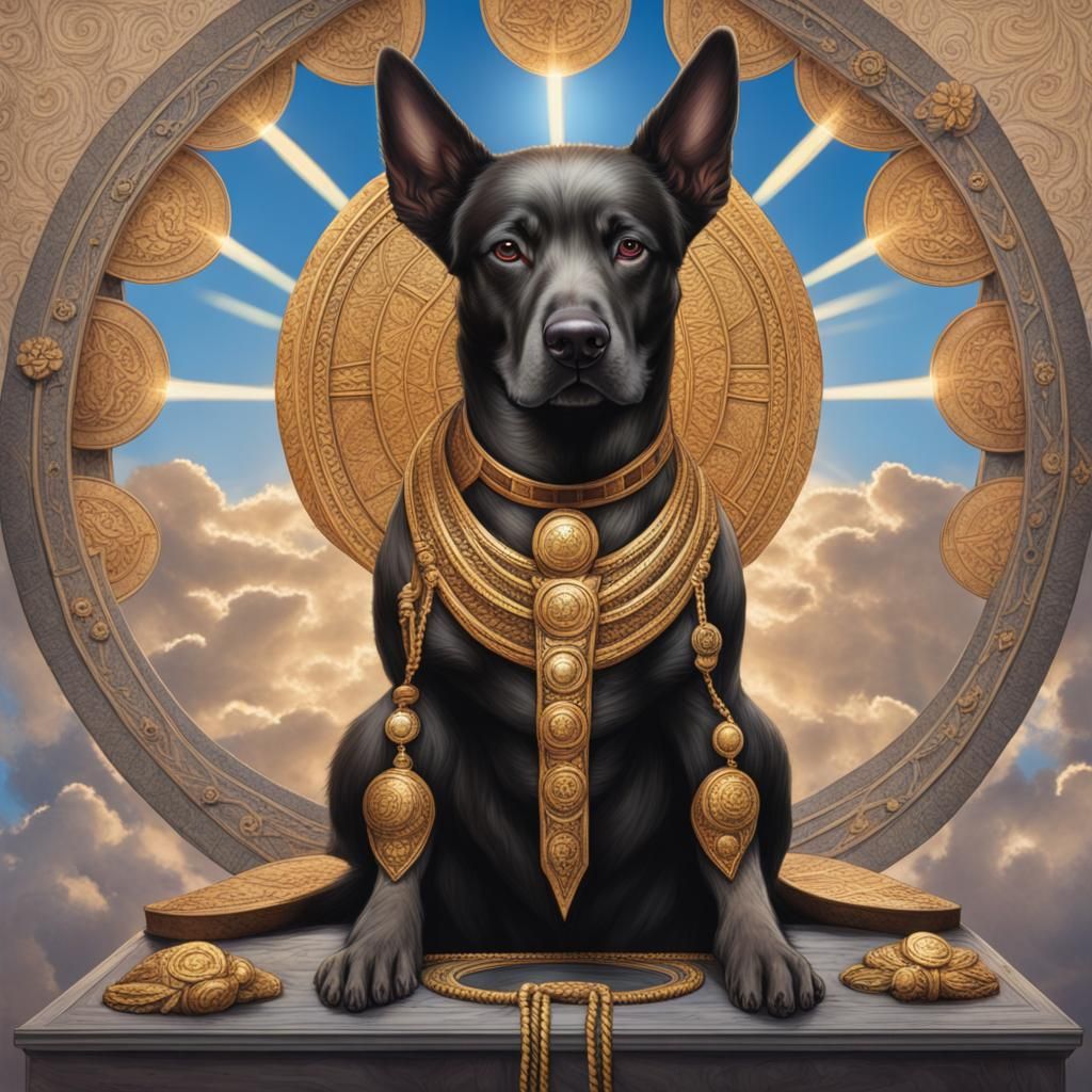 The Great Egyptian P̶h̶a̶r̶a̶o̶h̶ Doggo  by @CxK