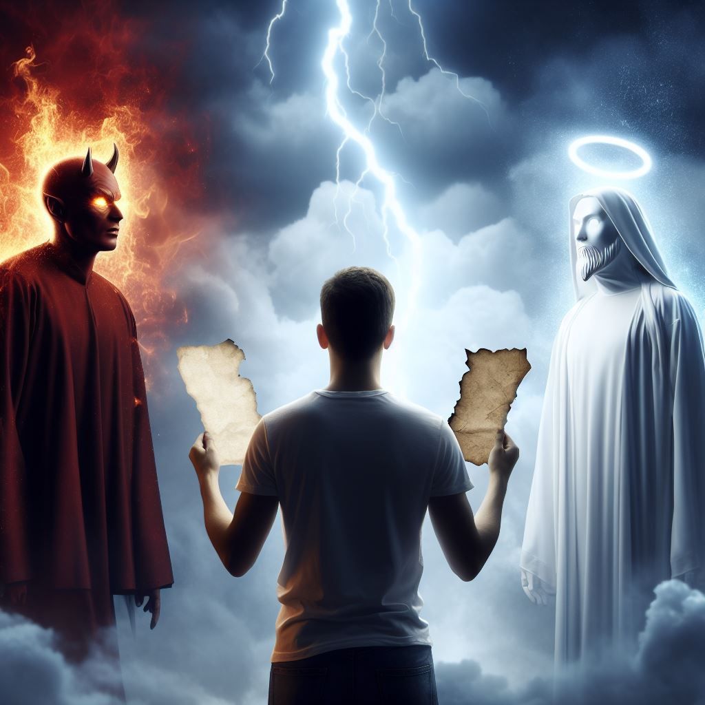 I met the devil and God and couldn't tell them apart