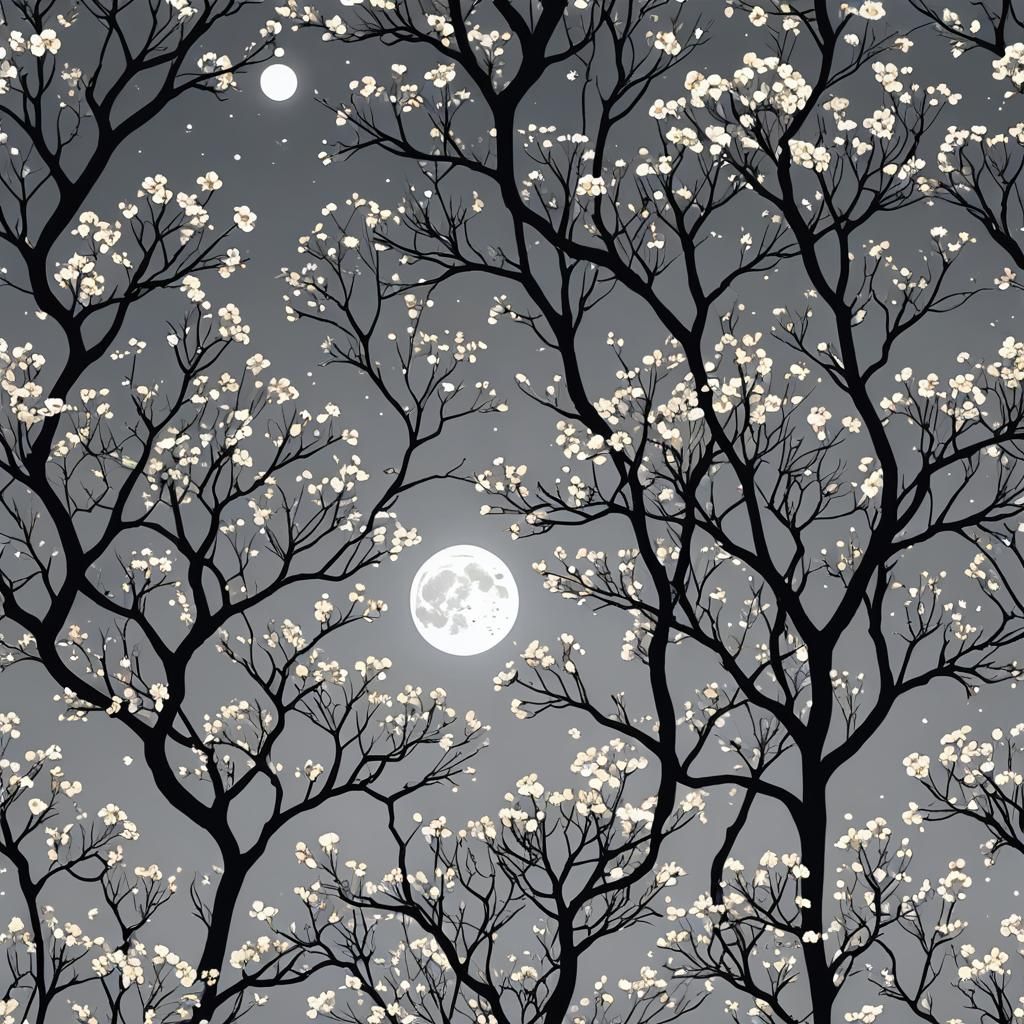 La lune et très blanc 🤍