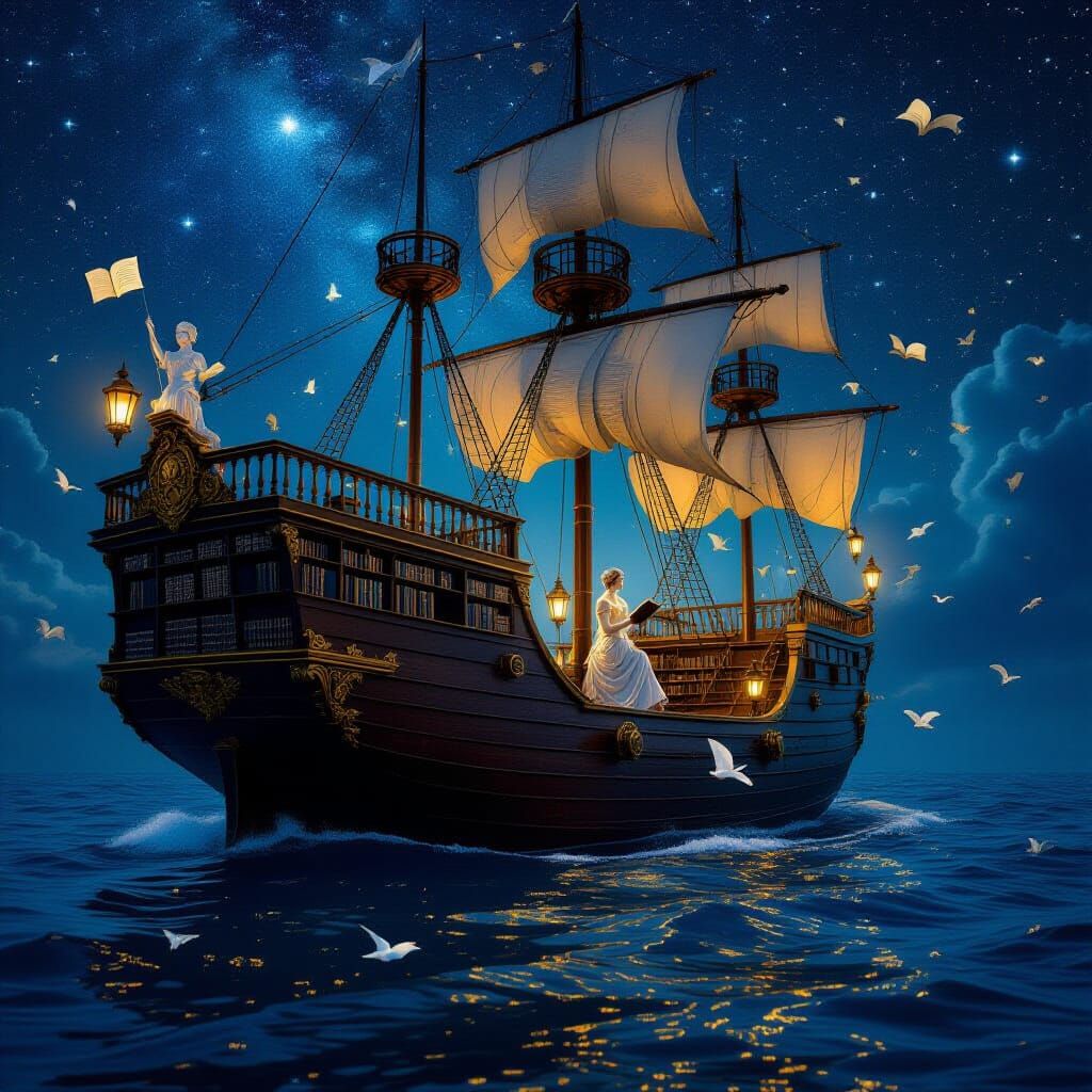 The Library That Dreamed It Was a Ship