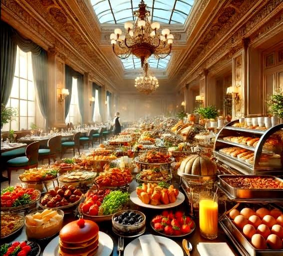 Buffet Style Breakfast Art By Archangel Tara