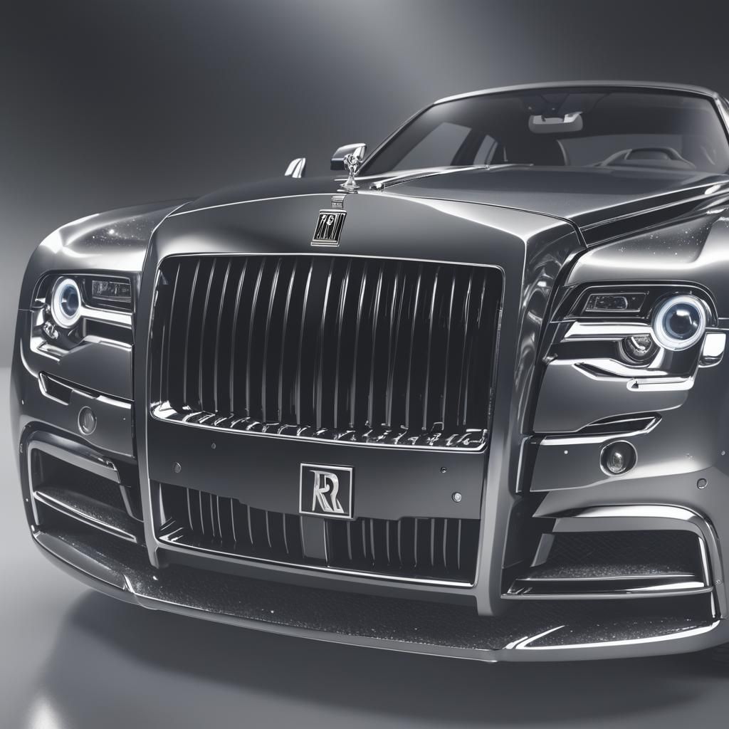 Rolls Royce Concept Car with Holographic Effects