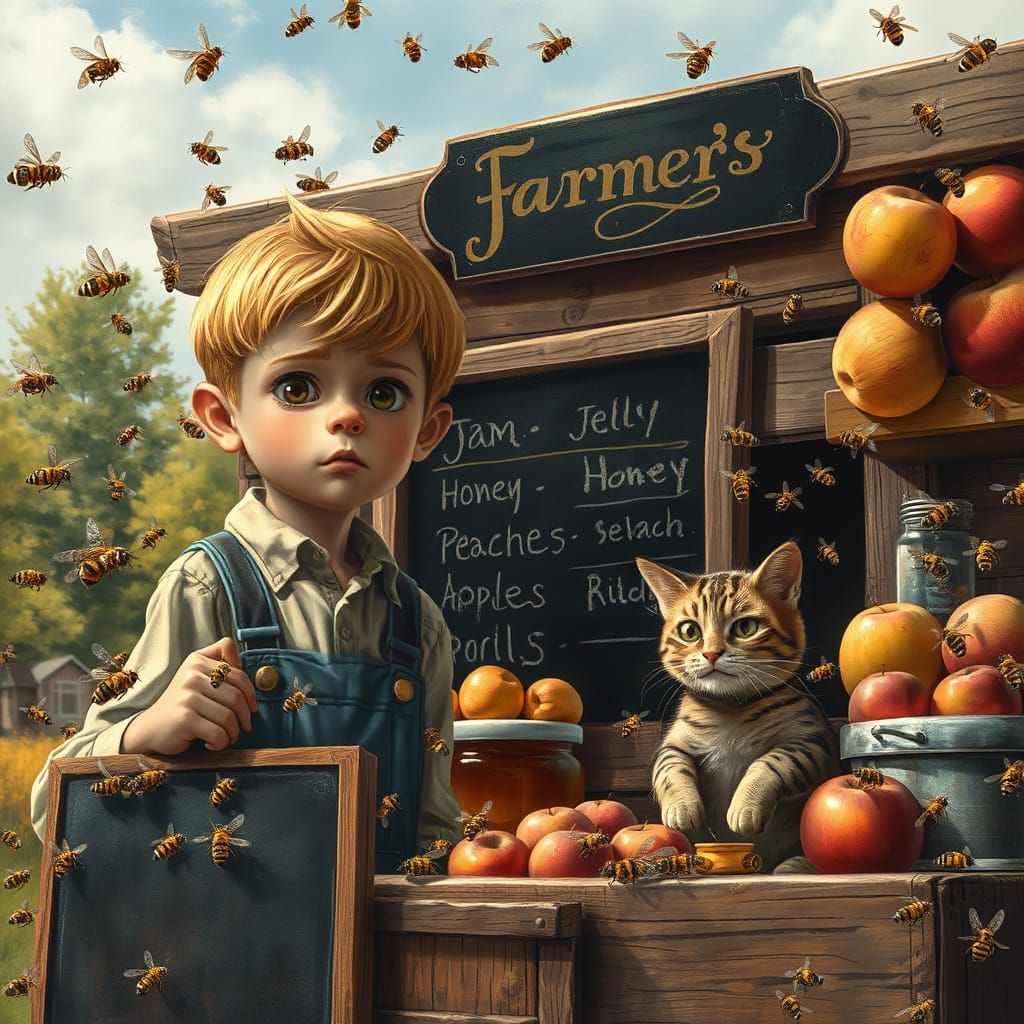 Honey Bees   by @Amethystmoonsong