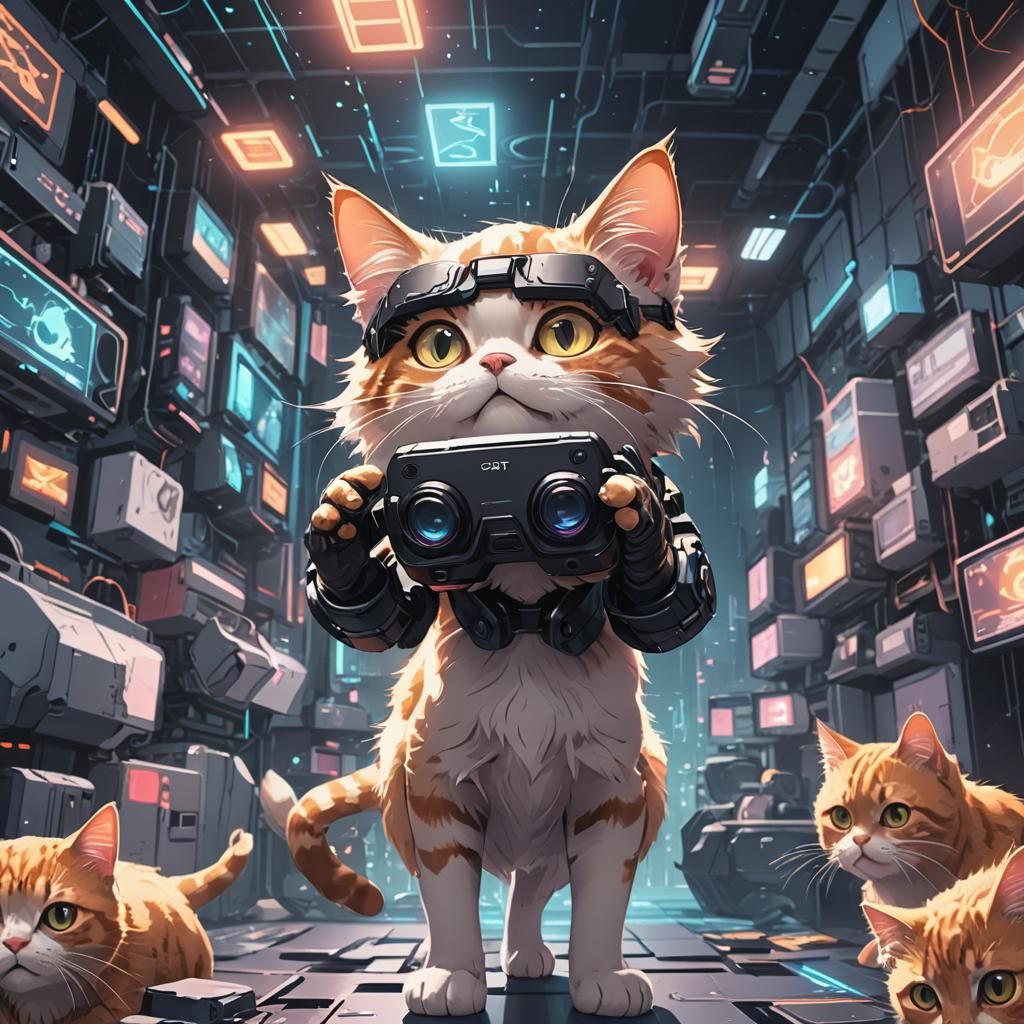VR cat