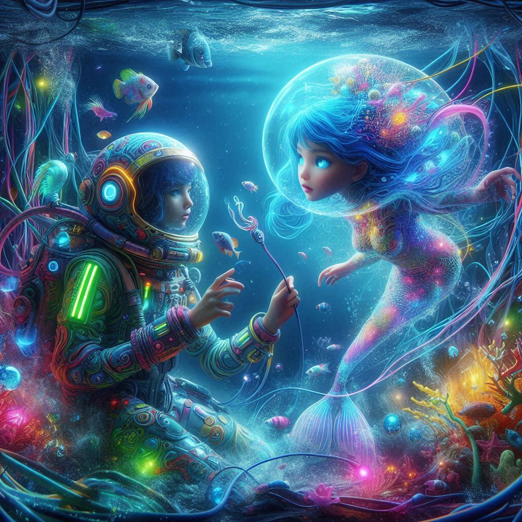 Aquanaut and Mermaid