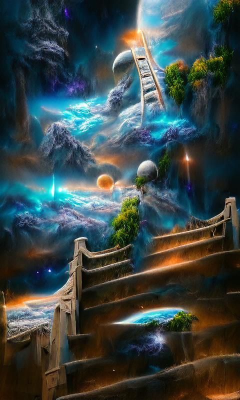 Stairway to heaven - AI Generated Artwork - NightCafe Creator
