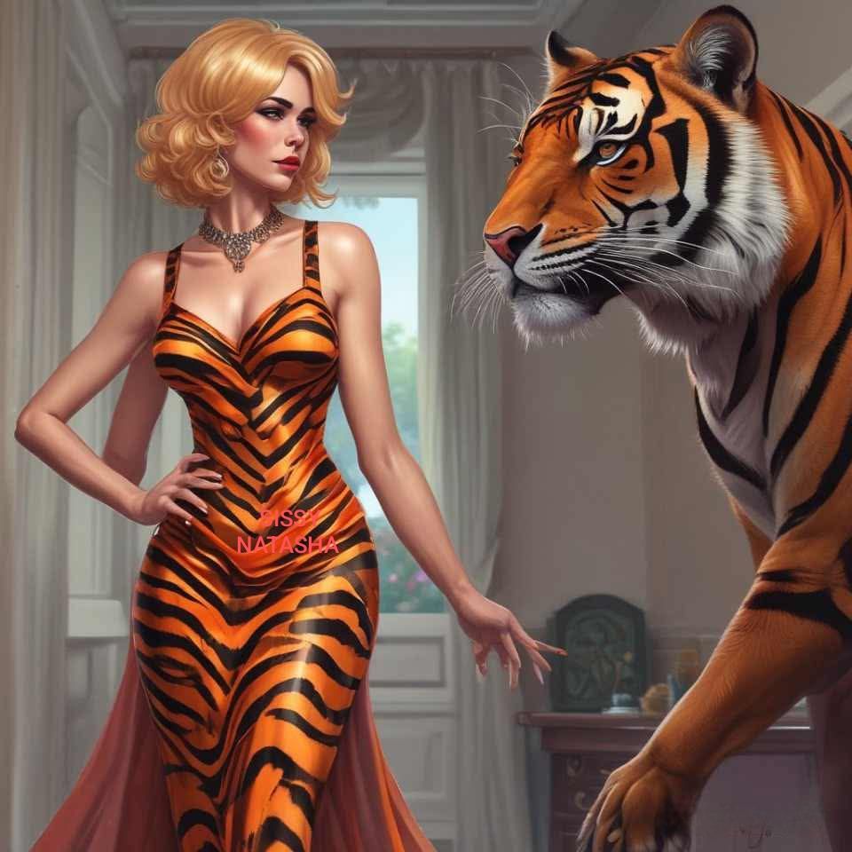 Tigereess with tiger