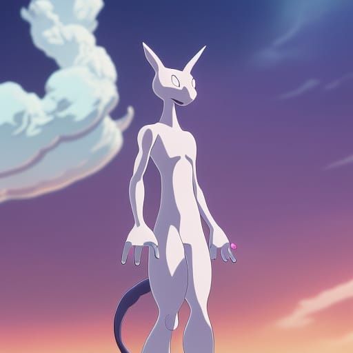 mewtwo fused with among us