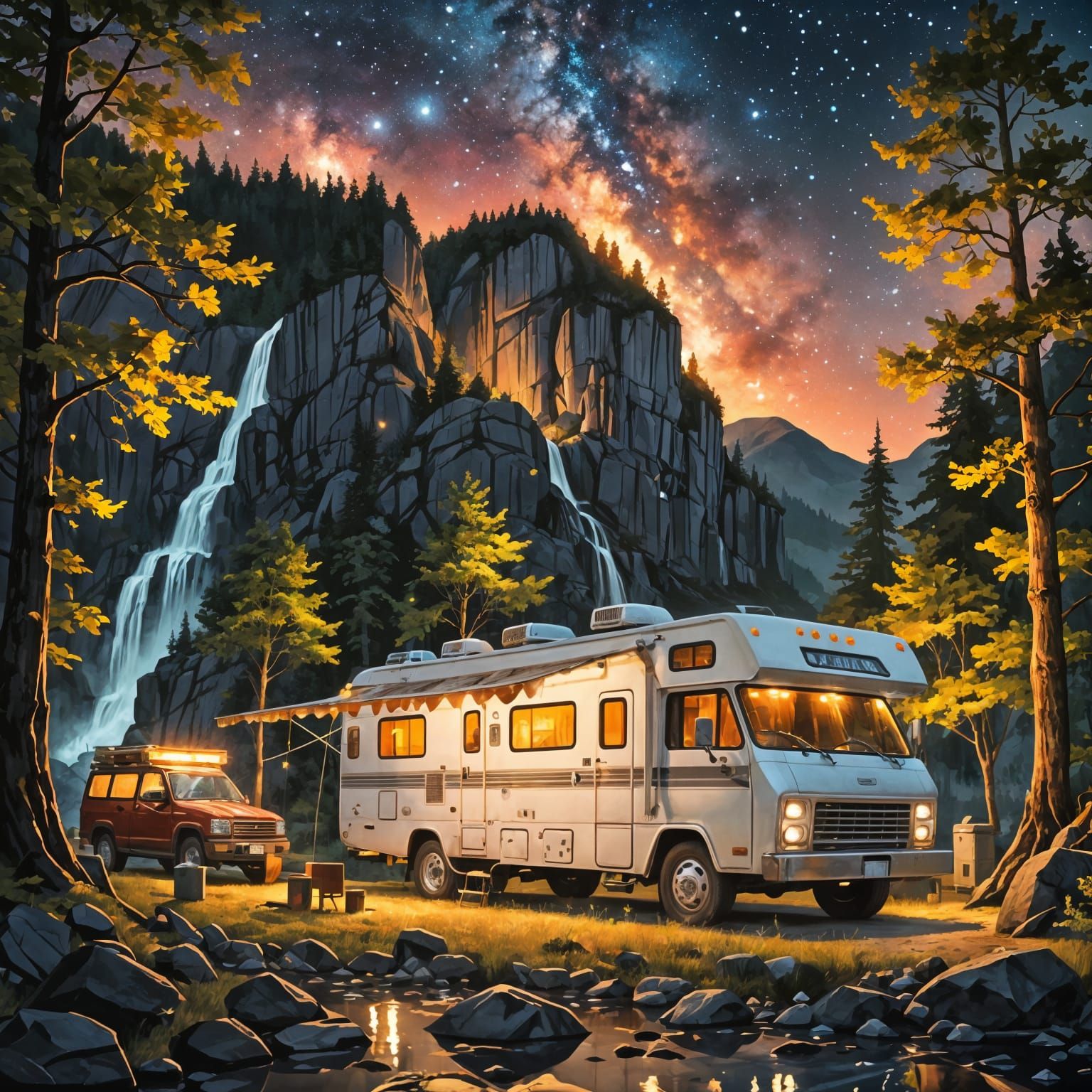 Rest Stop  by @Art of Art