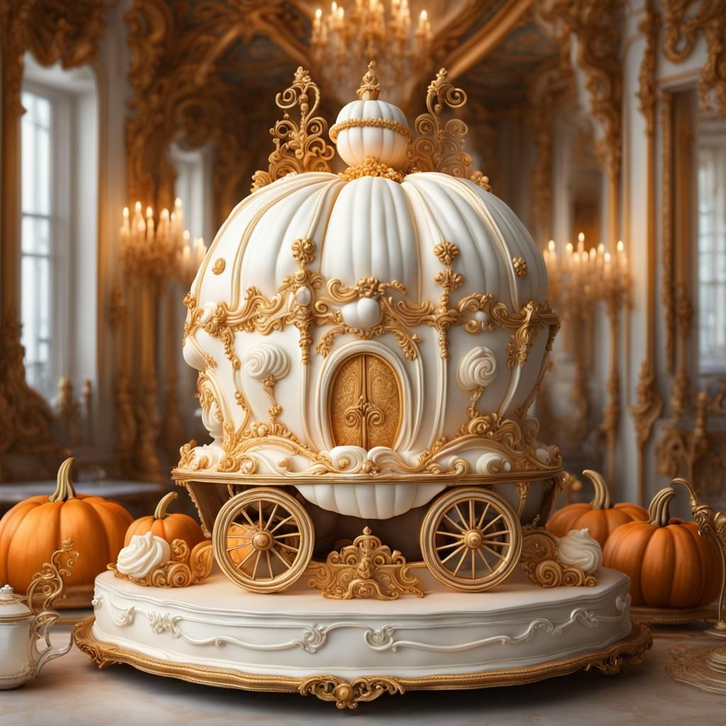 Cinderella cake  by @Sig