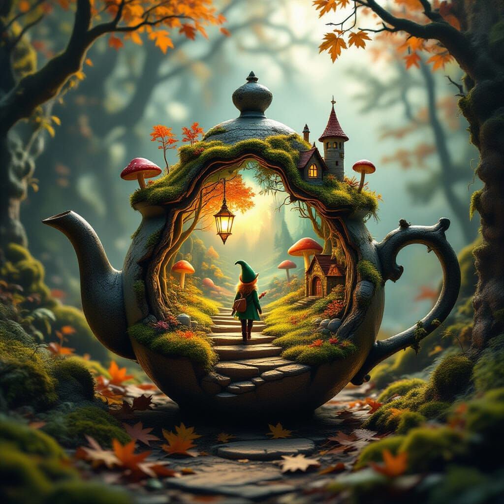Mystical teapot