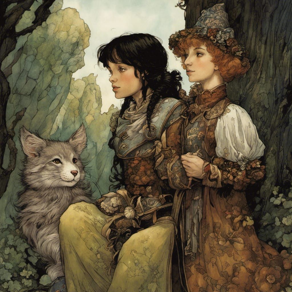 unusual friendship, by Posuka Demizu, Arthur Rackham and Ton...