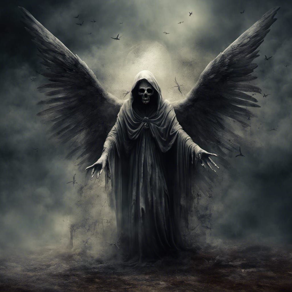 The angel of death  by @Ajala