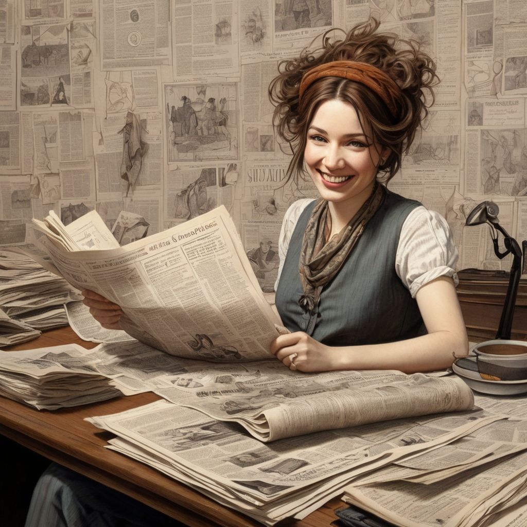 New Paper editing girl